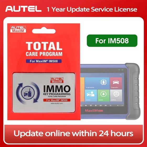 Autel IM508 One-Year Update Service Software Subscription Annual Subscription Software Upgrade online Autel IM508 IM508S
